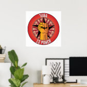 Poster Tuba est le pouvoir (Bureau à domicile)