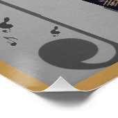 Poster Tuba Et Music Notes (Coin)