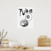 Poster Tuba Halloween Cobwebs (Cuisine)