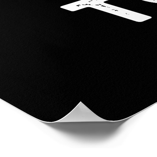 Poster Tubad Funny Musique Tuba Pun Dark BG (Coin)