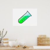 Poster Tube d'essai de la chimie (Cuisine)
