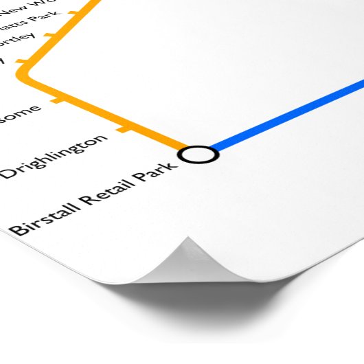 Poster Tube Leeds (Coin)