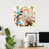 Poster Tube mathématique (Bureau à domicile)