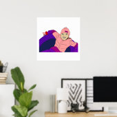 Poster Tubes à neige pour fille (Bureau à domicile)