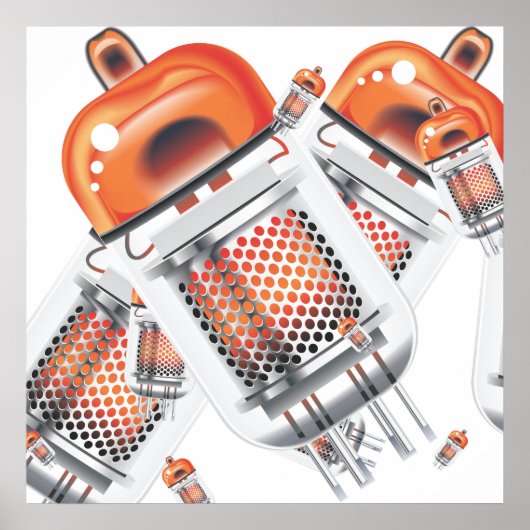 Poster Tubes à rayons cathodiques (Devant)