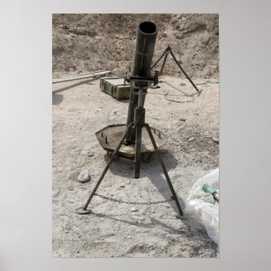 Poster Tubes en mortier (Devant)