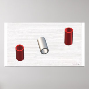 Poster Tubes modernes