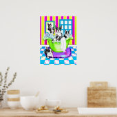 Poster Tubes Terrier de Boston Full (Cuisine)