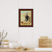 Poster Tuborg ~ The Thirstman ~ Erik Henningsen ~ (Cuisine)