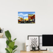 Poster Tucson Arizona sur Congress Street (Bureau à domicile)