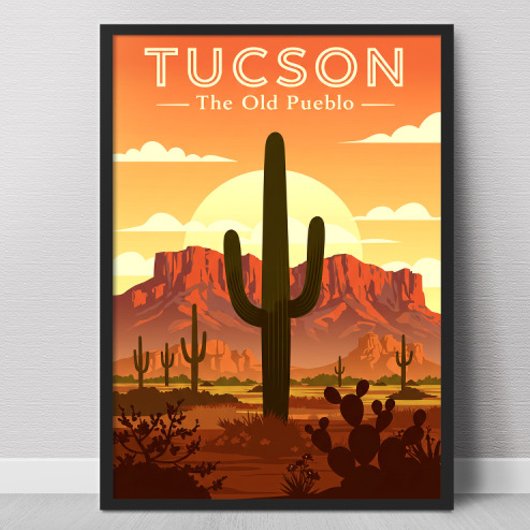 Poster Tucson vintage