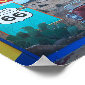 Poster Tucumcari Ce Soir, Fresque, Route 66, Nouveau-Mexi (Coin)