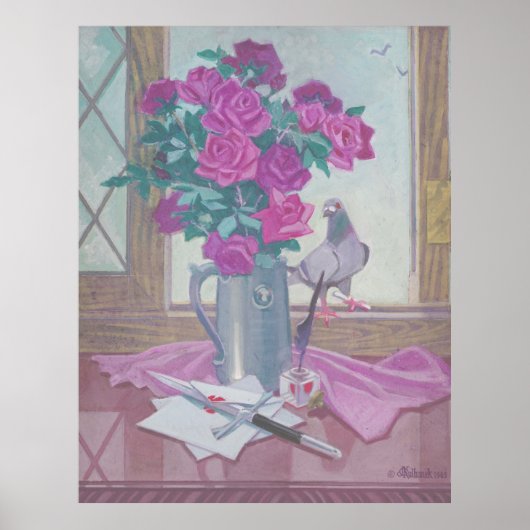 Poster Tudor Rose - Emblème floral de Kulhanek (1965) (Devant)