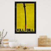 Poster Tuer Bill minimaliste (Cuisine)