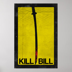 Poster Tuer Bill minimaliste