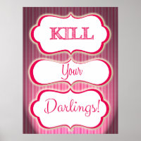 Tuer vos enfants Auteur Slogan Art littéraire