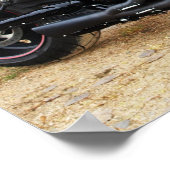 Poster Tuff motorcykel med tuff mc-tjej! (Coin)