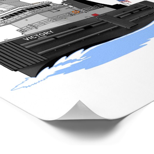 Poster Tug des Grands Lacs Configuration originale (Coin)