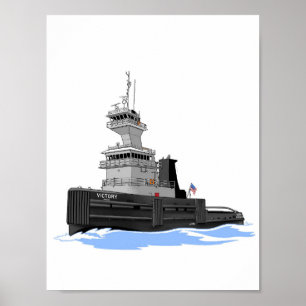 Poster Tug des Grands Lacs Configuration originale