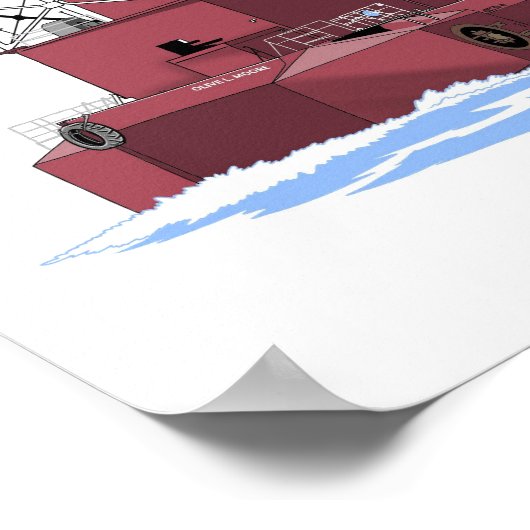 Poster Tug des Grands Lacs Olive L. Moore (K&K) (Coin)