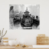 POSTER TUGBOATS DE NEW YORK 1946 (Cuisine)