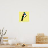 Poster Tui Kereru NZ Bird (Cuisine)