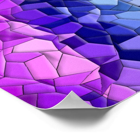 Poster Tuile Abstraite (Coin)