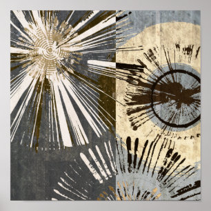 Poster Tuiles d'éclatement I