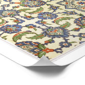 Poster Tuiles murales de Qasr Rodouan, de 'L'art arabe vu (Coin)