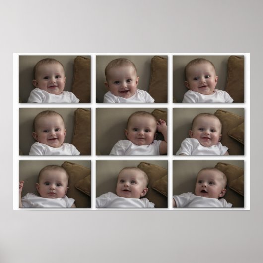 Poster Tuiles pour bébés (Devant)
