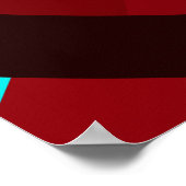 Poster Tuiles radiales (Coin)