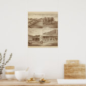 Poster Tulare Co ranch, bureaux (Cuisine)