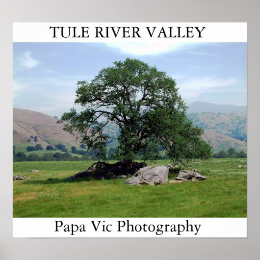 POSTER TULE RIVER VALLEY (Devant)