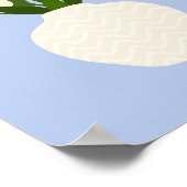 Poster Tulip Arrangement Floral Vase Bleu (Coin)