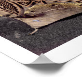 Poster Tulip design printing block, 1875 (Coin)