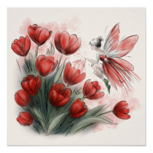 Poster Tulip Fairy