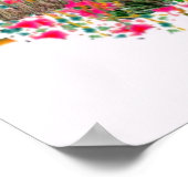 Poster Tulip Garden Art botanique Imprimer (Coin)