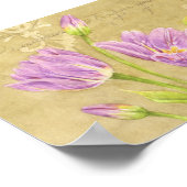 Poster Tulip Purple Garden Notes 7x5 (Coin)