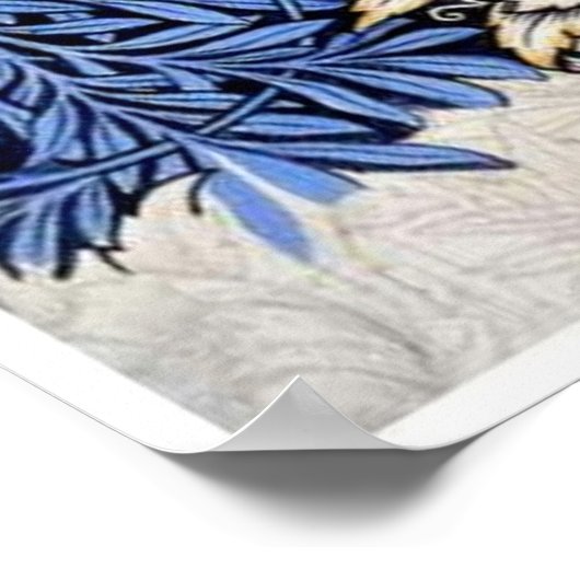 Poster "Tulip & Willow" de William Morris - Imprimer (Coin)