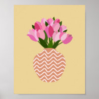 Tulipe Arrangement Floral Jaune Et Rose