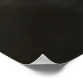 Poster Tulipe avec gouttelettes d'eau 2 (Coin)