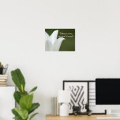 Poster Tulipe de la paix (Bureau à domicile)