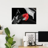 Poster Tulipe de nouveau-né rouge (Bureau à domicile)
