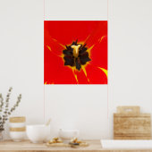 Poster tulipe jaune rouge (Cuisine)