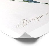 Poster Tulipe : Perroquet Rouge (Coin)