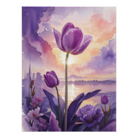 Tulipe pourpre