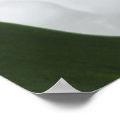 Poster Tulipe rose en neige (Coin)