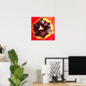 Poster Tulipe rouge écarlate (Bureau à domicile)