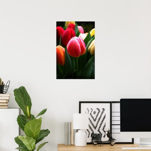Poster Tulipes (Bureau à domicile)