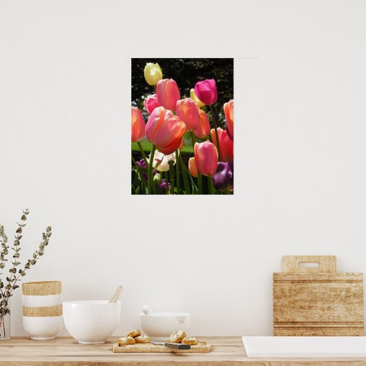 Poster tulipes (Cuisine)